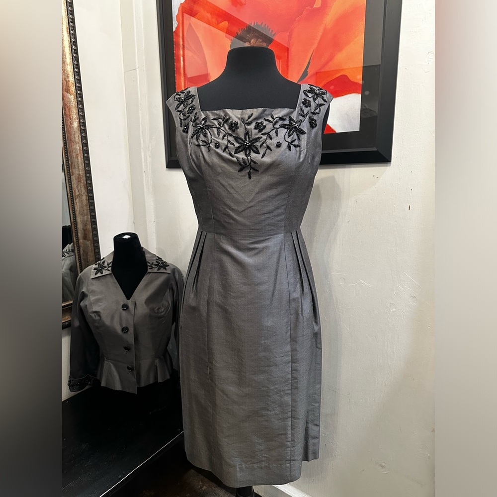 Vintage 3-Piece Embroidered Dress